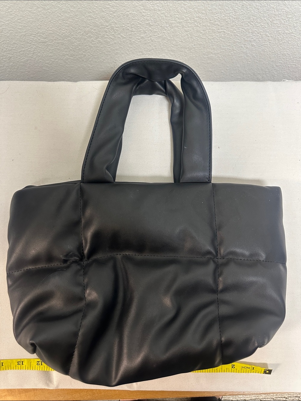 Free People Black Quilted Tote Bag - Stylish Women’s Handbag